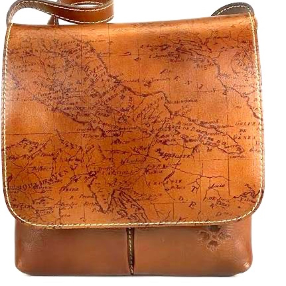 PRICE REDUCED! Patricia Nash Venezia Map Pouch Crossbody Bag